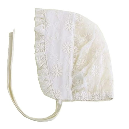 - Styles I Love Infant Baby Girls Spring Summer Floral Lace Cotton Bonnet Adjustable Lightweight Sun Hat
