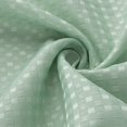 thumbnail image 3 of Serafina Home Sage Green Fabric Shower Curtain for Bathroom Hotel Luxury Bento Waffle Box Jacquard Weave, 3 of 4