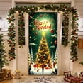 thumbnail image 6 of Taicans Merry Christmas Door Cover - 35.43in x 70.87in,Gnome & Winter Scene,Waterproof,Holiday Decor,Christmas Party,Christmas for Outdoor Porch,Holiday Xmas,Farmhouse Home office Party, 6 of 6
