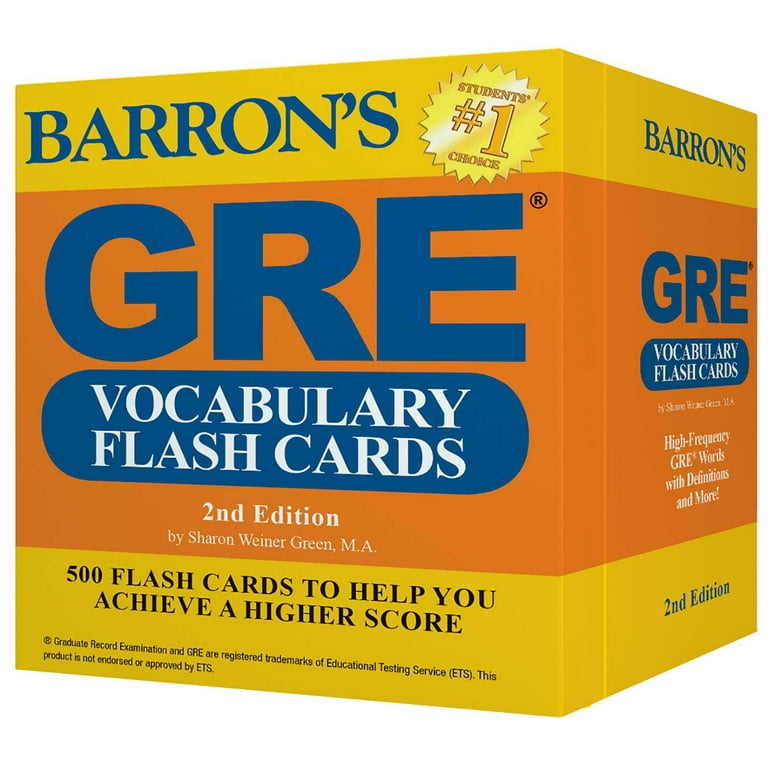 Barron's Test Prep: GRE Vocabulary Flash Cards (Cards