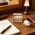 thumbnail image 4 of 5 Roll Washi Tape Set for Planner and Journal, Decorative Paper Craft Tape with Repeat Pattern, Tear by Hand for Scrapbook, Gift Wrap and DIY Card, 4 of 6