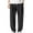 Black, variant on WREESH Men's Sweatpants Lightweight Casual Long Pants Elastic Waist Drawstring Comfy Pocket Pants Black