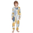 thumbnail image 2 of Vzayyk 4T-14Y Size Aviliable Cozy One-Piece Footless Sleeper Pajama Yellow Palette Of Pumpkins, 2 of 8