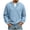 Sky Blue, variant on Men's Long Sleeve V-Neck Layered Look Casual Tee Shirt