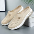 thumbnail image 6 of Daolelai Women's Summer Fashion Mesh Breathable Slippers Round Toe Non-Slip Slip-On Beach Slippers, 6 of 9