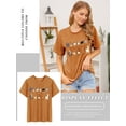 thumbnail image 6 of ZXSXSY Cute Cat Shirts for Women Graphic Tee Crew Neck Short Sleeve T-Shirts, 6 of 7