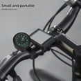 thumbnail image 4 of Black Waterproof Motorcycle Table Clock Aluminum Alloy for Motorbike Night Light Easy Installation 3.5 Inch, 4 of 9