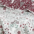 thumbnail image 4 of Southshore Fine Living, Inc. Twin/Twin XL Christmas Quilt Set, Vintage Christmas Print Coverlet, 4 of 7
