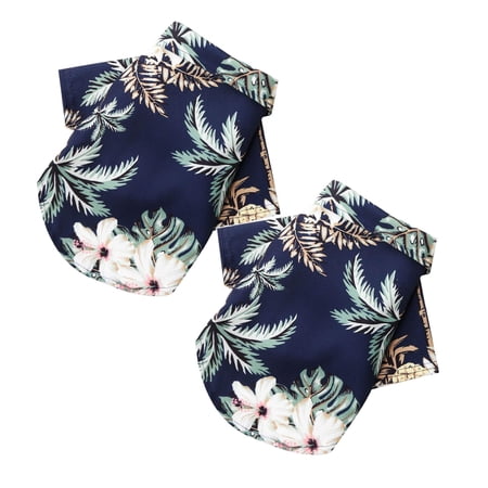 2Pcs Deal Countdown! Pet Summer T Shirts Hawaii Style Floral Dog Shirt Hawaiian Printed Pet T Shirts Breathable Cool Clothes Beach Seaside Puppy Shirt Sweatshirt For Small Puppy Pet Sweater 2026!