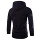 thumbnail image 2 of Qarigey Binpure, 3 colores, ropa informal de primavera y otoño para hombre, Sudadera con capucha sólida para hombre, sudaderas con capucha ajustadas Camisetas negro 3XL, 2 of 5