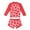 Red, variant on YABCSAZ Baby Girls Rash Guard Set UPF 50+ UV Swimsuit Long Sleeve Swimwear with Shorts 2 Piece Swim Set Toddler Bathing Suits Printe Suit Kids Size 4 Years