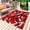 Red, variant on Brown Geometric Outdoor Rug 3x5 Ft - Reversible Patio Rug Outdoor Camping Rugs, Vintage Black White Striped Abstract Art Indoor Outdoor Area Rugs, Non-Slip Outdoor Carpet Runner for Deck/Porch