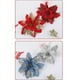 thumbnail image 2 of Inteprter Decoración de flores multicapa para árbol de Navidad, adorno de fiesta a la moda, accesorios de diseño decorativo, sala de estar, Kits de decoración para fiestas Plata, 2 of 6