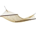 thumbnail image 1 of Caribbean Rope Hammock - 55 Inch - Soft-Spun Polyester (tan), 1 of 4