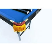 RACK Leo 4 Foot Folding Classic Billiard Pool Table Multi Player Game Set