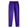 thumbnail image 6 of QASIEATN Women Fleece Baggy Sweatpants with Pockets Wide Straight Leg High Waist Joggers Pants Winter Clothes, 6 of 7