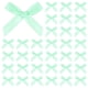 thumbnail image 1 of Uxcell 100-Pack Mini Lazo de Cinta para Manualidades 1.6x1 Pulgada de Tela a Cuadros de Satén para DIY Verde Claro, 1 of 1