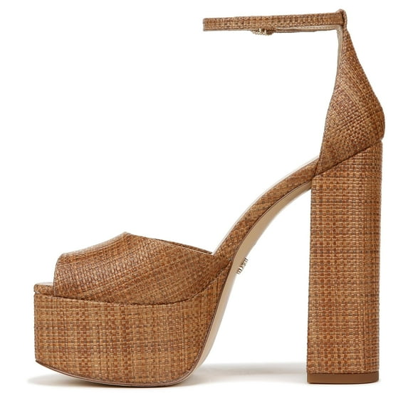 Sam Edelman Women's Kori Heeled Sandal Cuoio Weave 8