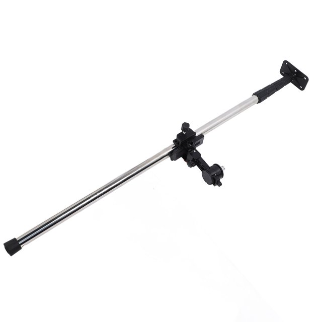 Poteau Télescopique Réglable 13.1 Pieds 4m avec Interfaces 6mm 15.2mm pour Niveleur de Ligne Rotatif