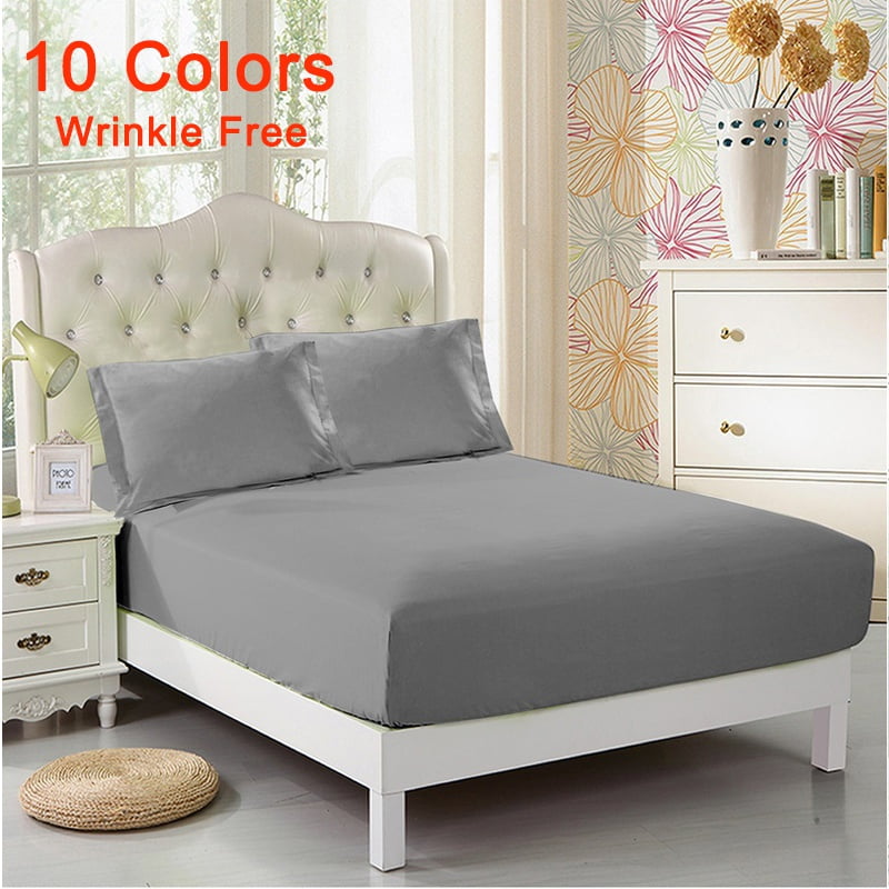 Bed Sheet Fitted Sheets On Elastic Band Bed Mattress Cover