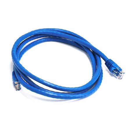 UPC: 0844660034278 | Monoprice Cat6 Ethernet Patch Cable – Network Internet Cord – RJ45  Stranded  550Mhz  UTP  Pure Bare Copper Wire  24AWG  5ft  Blue