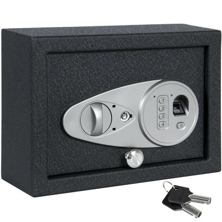 Best Choice Products Home Steel Biometric Digital Security Safe Box w/ Combination, Key, Fingerprint