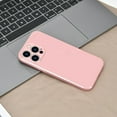 thumbnail image 6 of Case Compatible with iPhone 15 Pro Max 6.7 Inches, Straight Edge Fine Hole Soft Liquid Silica Gel  Grade Shockproof Fingerprint Protection(Pink), 6 of 7