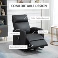thumbnail image 4 of HOMCOM Fauteuil Releveur Électrique pour Aînés avec Pochette pour Télécommande, 4 of 10