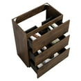 thumbnail image 3 of Floor Cabinet in Walnut Color Three Drawers Maximized Storage for Bathroom Modern Finish, 3 of 3
