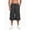 Black, variant on uvwlwu Men Baggy Capri Sweatpants Elastic Waist Loose Athletic Shorts with Side Pockets for Workout Gym Daily Casual Wear,L