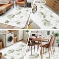 thumbnail image 5 of 2.7'x5' Area Rugs, Sage Green Spring Floral Indoor Outdoor Area Rug for Living Room Bedroom, Watercolor Botanical Summer Flower Washable Bathroom Rugs Kitchen Floor Carpet Mats Home Decor Aesthetic, 5 of 8