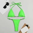 thumbnail image 3 of Women's Solid Multicolor Two Piece Swimsuit Tobikini With Removable Pads No Underwire Girls Swimsuits with Padding Women Swim Top Long Swim Tops Women with Bra plus Size Swimsuits for Women Swimming, 3 of 3
