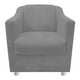 thumbnail image 2 of Set de puff y sillón Tilla - Gris oscuro WEIK Tilla, 2 of 5