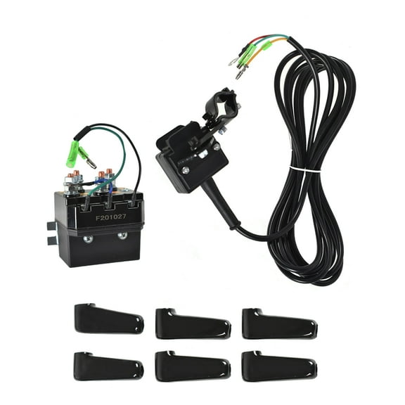 Genrics WINCH CONTACTOR THUMB SWITCH WINCH SOLENOID RELAY FOR WARN ATV 12V 250A