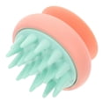 thumbnail image 2 of Scalp Massager and Shampoo Brush with Soft Silicone Bristles for Deep Cleaning Wet or Dry Hair Orange, 2 of 4
