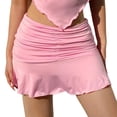 thumbnail image 3 of ZAXARRA Hauts Courts Sans Manches à Bretelles Assortis avec Jupe Plissée Taille Haute, 3 of 4