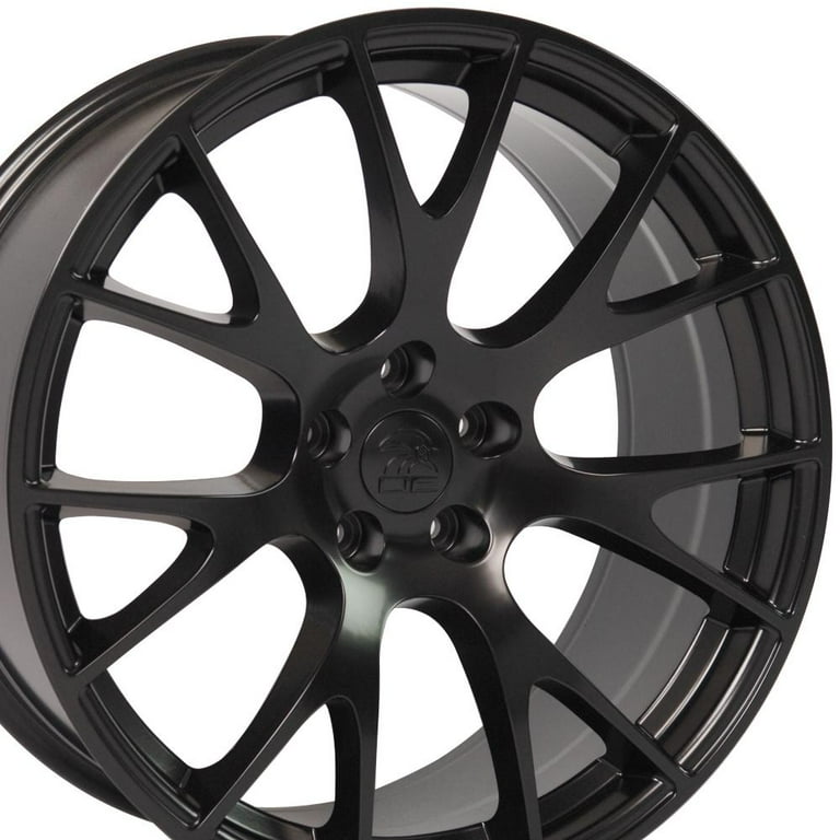 20x8 Inch Gloss Black Aluminum Alloy Wheel – Direct Fit For 2015-2018 Dodge Charger & Challenger, 5x115mm Bolt Pattern