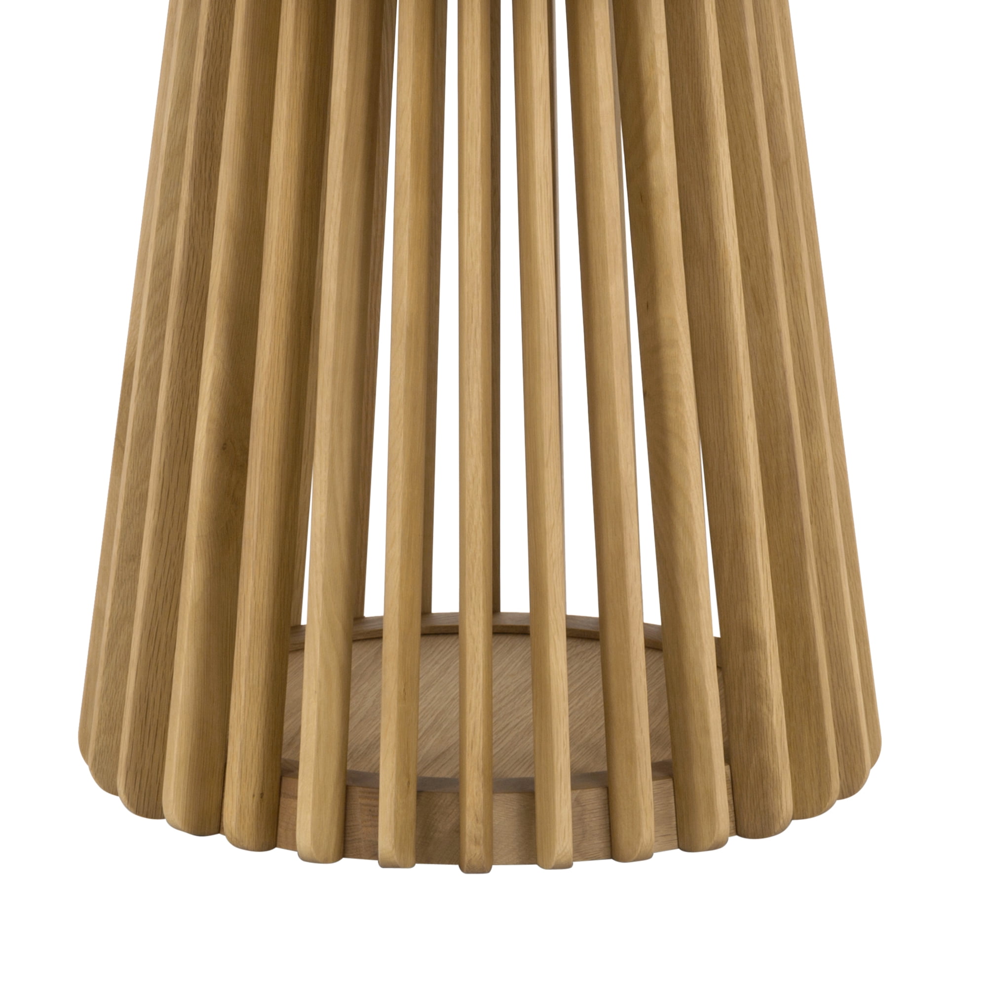 Pasadena 47" Wood Round Dining Table in Natural Oak Finish
