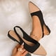 thumbnail image 2 of Mujeres Zapatos Casuales de Moda Mulas Primavera Y Verano Redondo Pie Planas Sandalias, 2 of 9