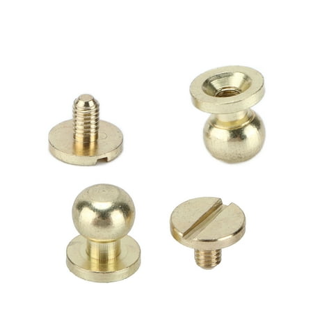 

Octpeak Belt Screws Abrasion Resistance Brass Rivets For Clothes For Purses