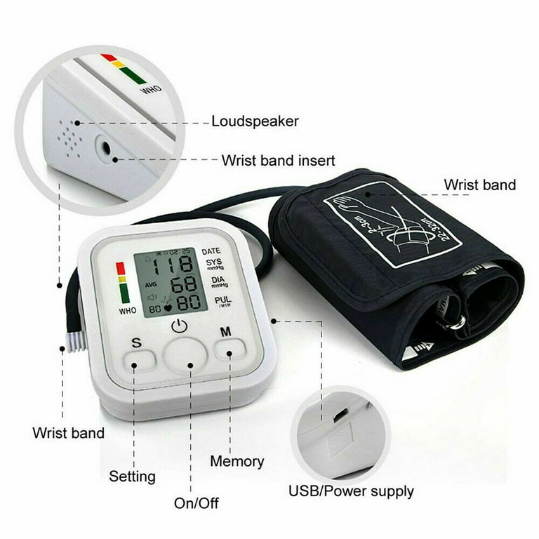 Fully Automatic Arm Style Electronic Blood Pressure Monitor - Home