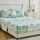 thumbnail image 4 of HITIME Juego de Sábanas Tamaño King 4 Piezas Incluye 1 Sábana Plana, 1 Ajustable & 2 Funda de Almohada, Suave Transpirable Microfibra de Poliéster, Diseño Estampado Moderno Fresco y Transpirable, 4 of 9