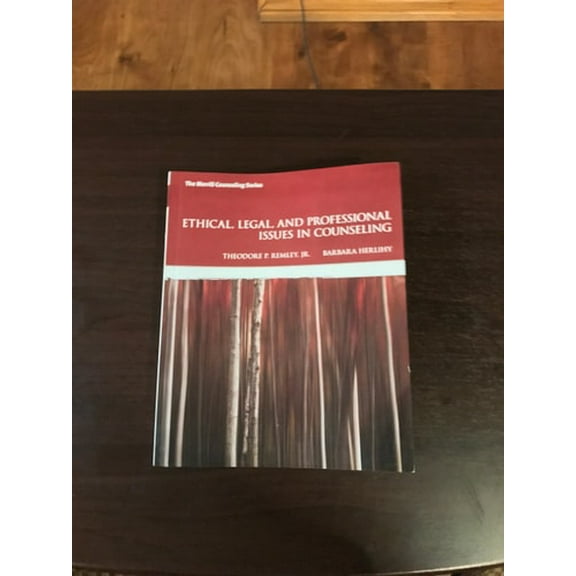 Pre-Owned Ethical, Legal, and Professional Issues in Counseling (5th Edition), 9780134061641, 0134061640, Paperback, 5 edition
