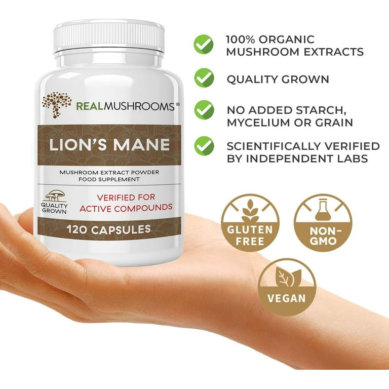 Lion's Mane Mushroom Extract Powder - Laughing Lion Herbs