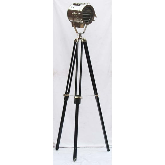 Spot Lamp Floor Retro Studio Tripod Searchlight Lamp Electric Floor Decor Lamp