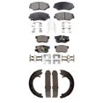 thumbnail image 1 of Transit Auto Front Rear Semi-Metallic Brake Pads and Parking Shoes Kit for Car 2005-2006 Honda CR-V KFN-100576, 1 of 11