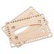 thumbnail image 2 of DIY Crochet Basket Wooden Base for Bag Making Beige Color Classic Shape Large Holes 2 Pieces, 2 of 5