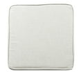 thumbnail image 5 of HomePop Cole Classics Square Storage Ottoman Wood Leg- Cream, 5 of 9