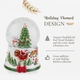 thumbnail image 3 of Spode Christmas Tree Ruldolph Winter Wonderland Snow Globe, Plays Soothing Music - Durable Dolomite, Personalized Collectible Holiday Gift - Great for Christmas, Weddings, Home Décor, 3 of 7