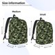 thumbnail image 2 of Balery Camouflage Shark Mochila Clásica Impresa Básica para Viaje, Mochila Escolar Resistente al Agua, Mochila de Lona con Correas Ajustables-Small, 2 of 5